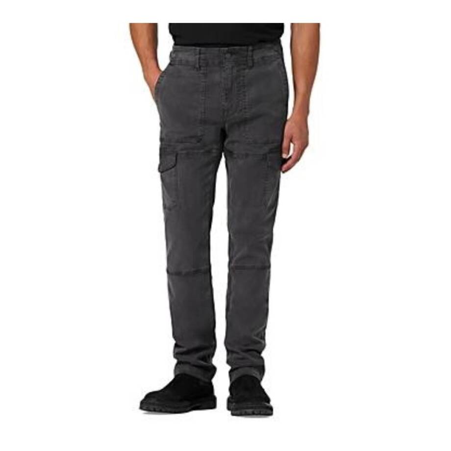 Joe's Jeans Atlas Utility Cargo Pants Men's 29 Asphalt Solid Mid Rise Zip/Button