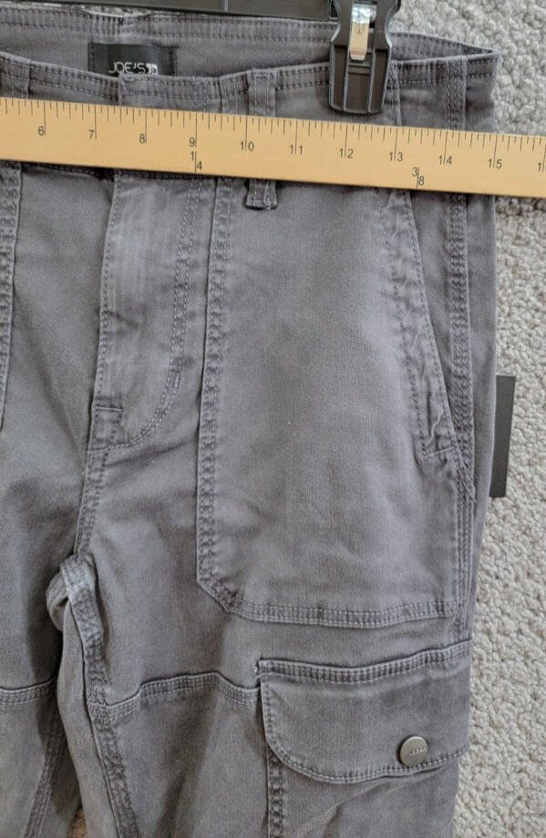 Joe's Jeans Atlas Utility Cargo Pants Men's 29 Asphalt Solid Mid Rise Zip/Button