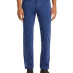 Peter Millar Crown Ultimate Sateen Classic Fit Pants Men's 38 Navy Zip/Button