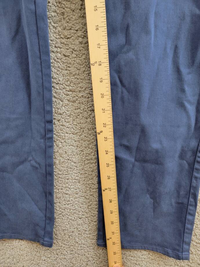 Peter Millar Crown Ultimate Sateen Classic Fit Pants Men's 38 Navy Zip/Button