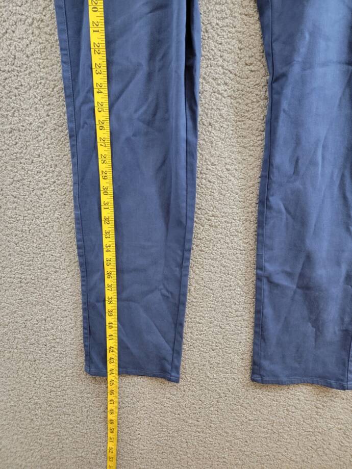 Peter Millar Crown Ultimate Sateen Classic Fit Pants Men's 38 Navy Zip/Button
