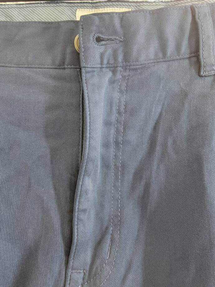Peter Millar Crown Ultimate Sateen Classic Fit Pants Men's 38 Navy Zip/Button