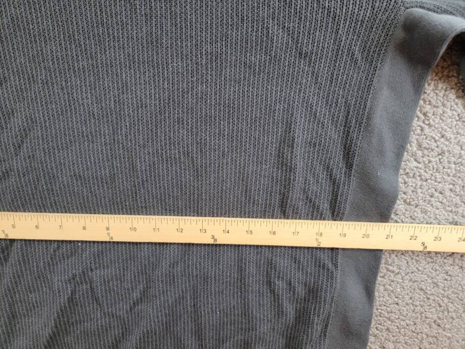 Rag & Bone Harvey Crew Sweater Men's Large Shark Blue Long Sleeve Pullover