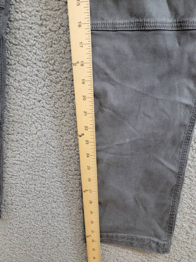 Joe's Jeans Atlas Utility Cargo Pants Men's 32 Asphalt Solid Mid Rise Zip/Button