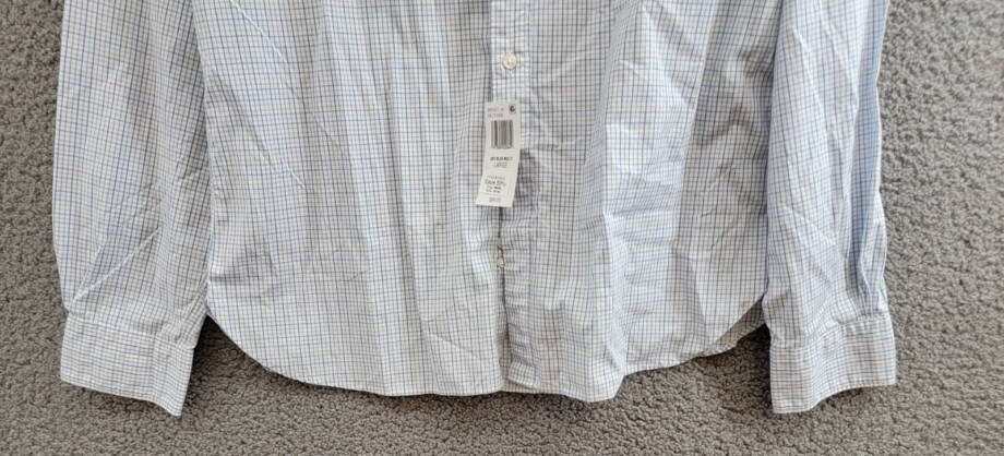 The Men's Store at Bloomingdale's Slim Fit Stretch Shirt Men's L Sky Blue Multi