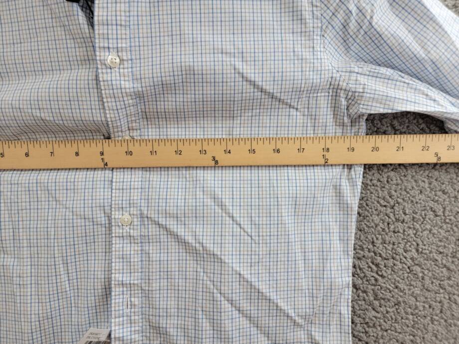 The Men's Store at Bloomingdale's Slim Fit Stretch Shirt Men's S Sky Blue Multi