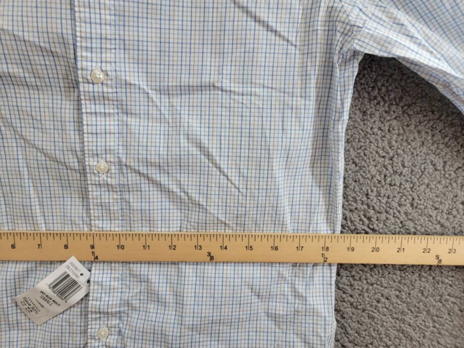 The Men's Store at Bloomingdale's Slim Fit Stretch Shirt Men's S Sky Blue Multi
