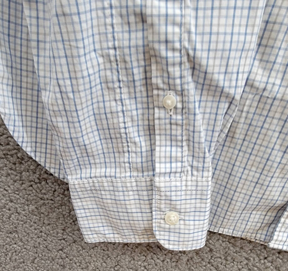 The Men's Store at Bloomingdale's Slim Fit Stretch Shirt Men's S Sky Blue Multi