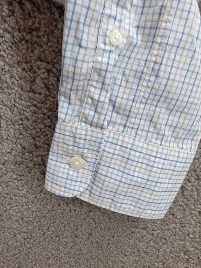 The Men's Store at Bloomingdale's Slim Fit Stretch Shirt Men's S Sky Blue Multi
