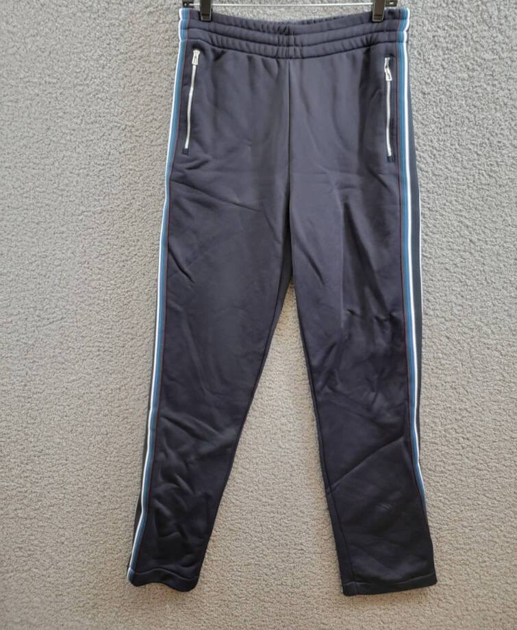 PS Paul Smith Stripe Trim Sweatpants Men's XS Navy Elastic Waist Pull On