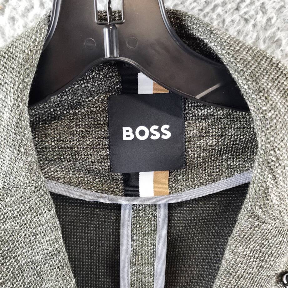 Boss Jersey Soft Construction Slim Fit Sport Coat Men's 40R US Dark Green