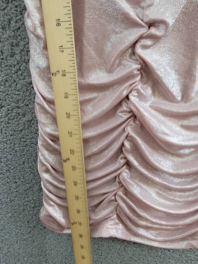 With Jules Sleeveless Lace-Insert Dress Big Girls M Light Pastel Pink Back Zip
