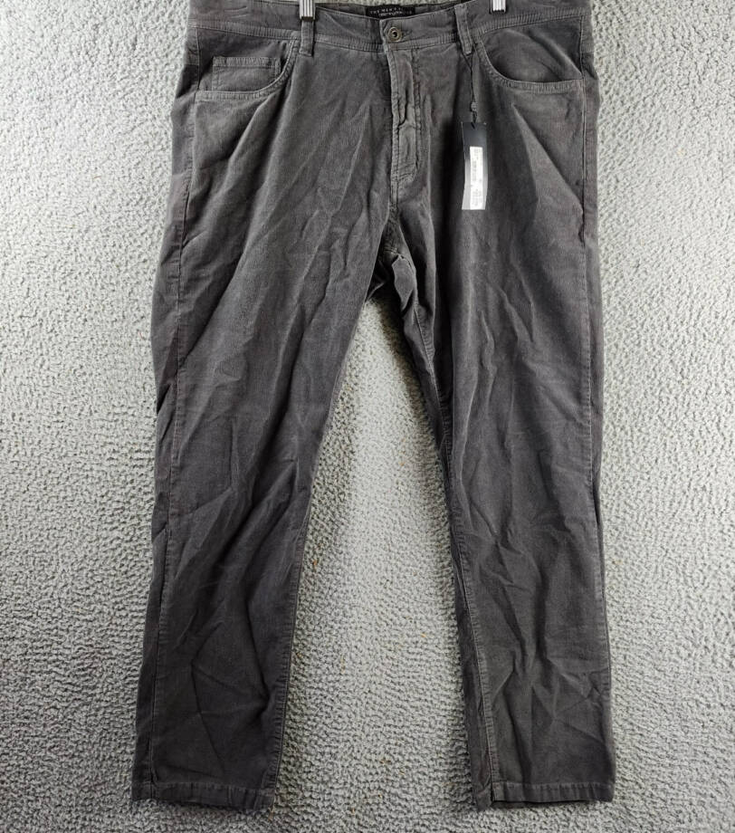 The Men's Store at Bloomingdale's Corduroy Tailored Fit Pants Men's 38Wx30L Gray