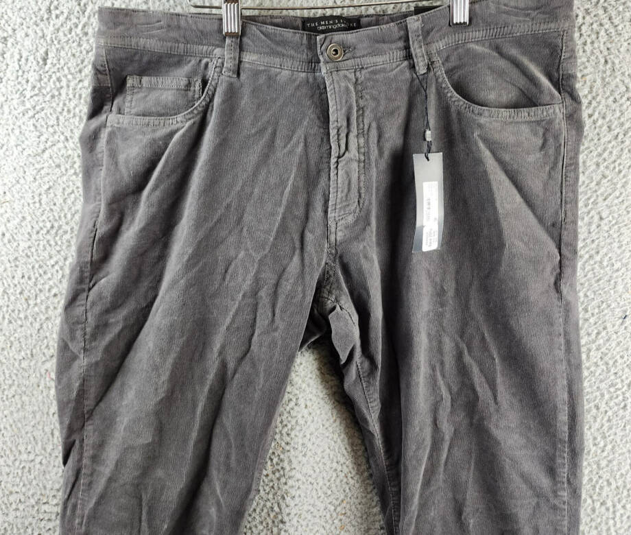 The Men's Store at Bloomingdale's Corduroy Tailored Fit Pants Men's 38Wx30L Gray