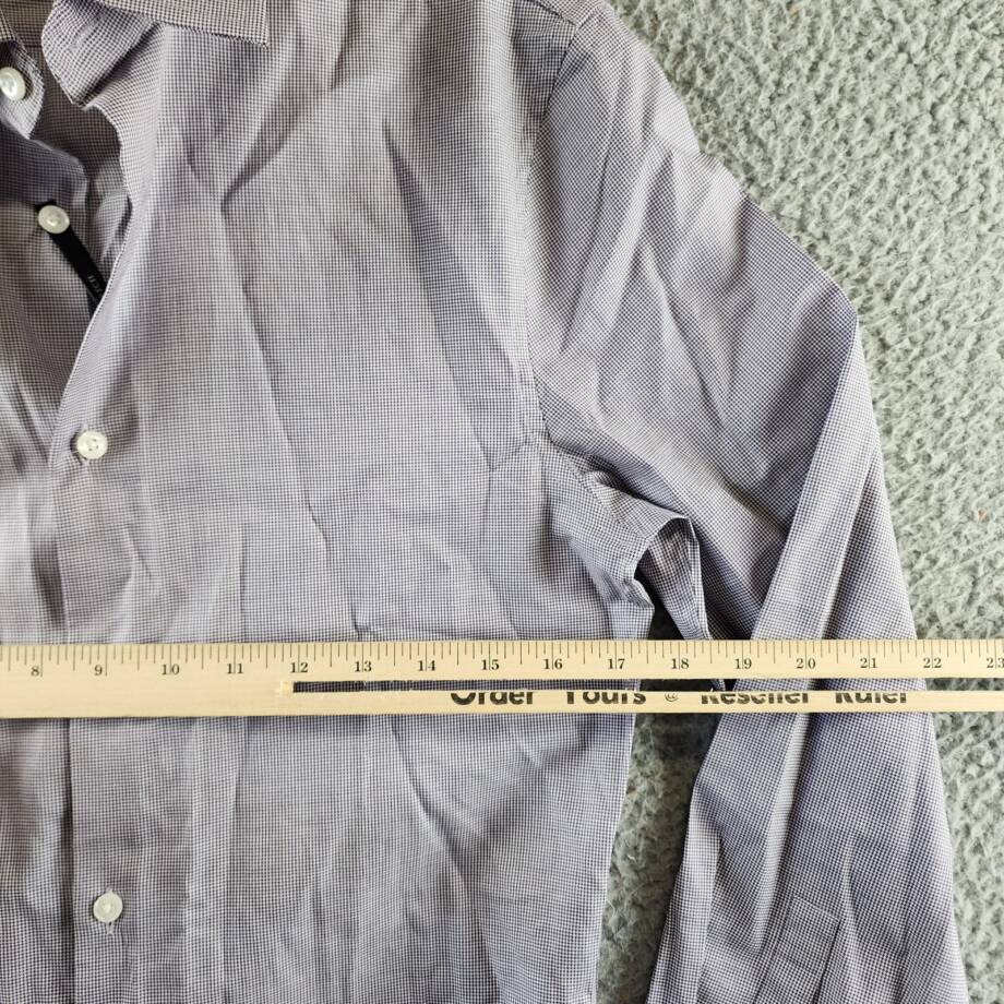The Men's Store at Bloomingdale's Slim Fit Stretch Shirt Men's 14.5 32/33 Purple