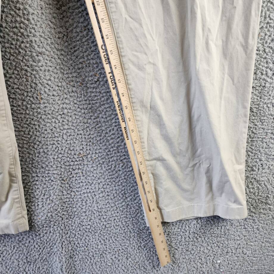 Vince Cotton Blend Beach Pants Men's XXL Morning Haze Elasticized Waist