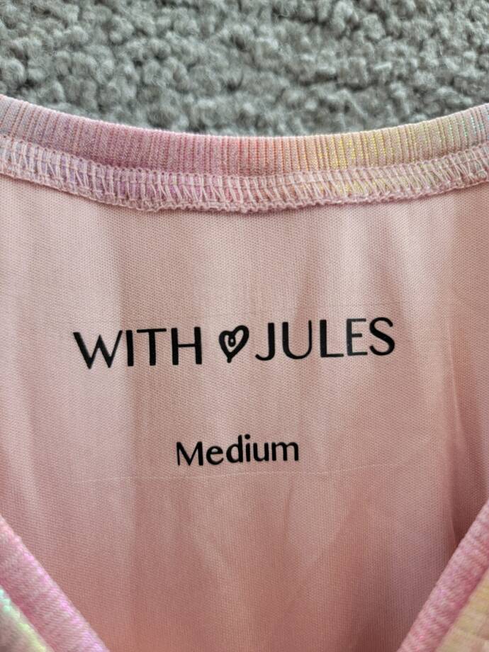 With Jules Ruched Square-Neck Mesh Dress Big Girls M Multi Short Sleeve Pullover