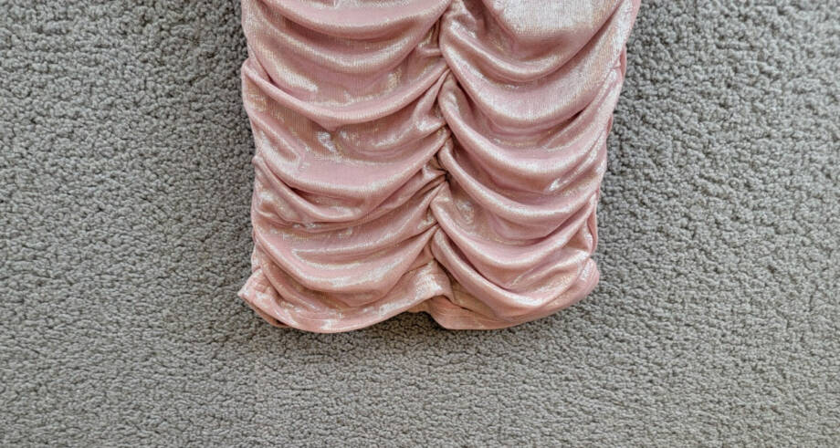 With Jules Sleeveless Lace-Insert Dress Big Girls L Pastel Pink Back Zip Closure