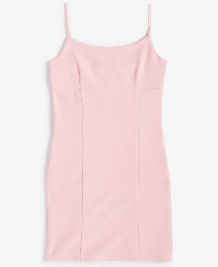 With Jules Sleeveless Bow-Back Ponté-Knit Dress Big Girls L 12/14 Pink Side Zip