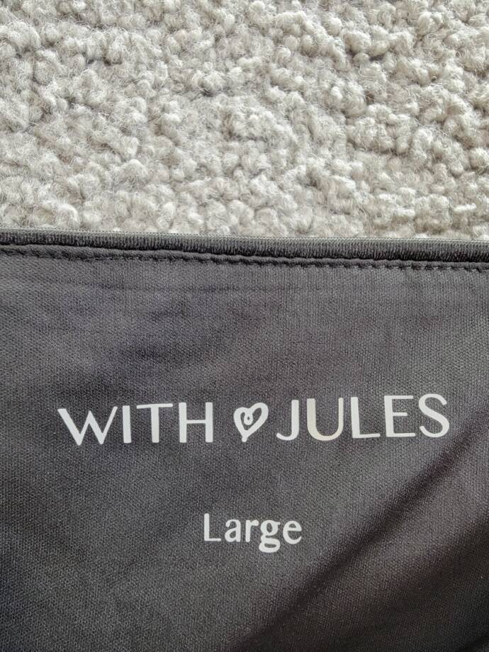 With Jules Long-Sleeve Ruched Dress Big Girls L Black Straight Neck Pullover