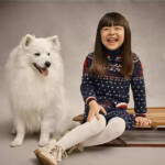Polo Ralph Lauren Snowflake Wool Blend Cardigan Girls 6 Navy Multi Button Front
