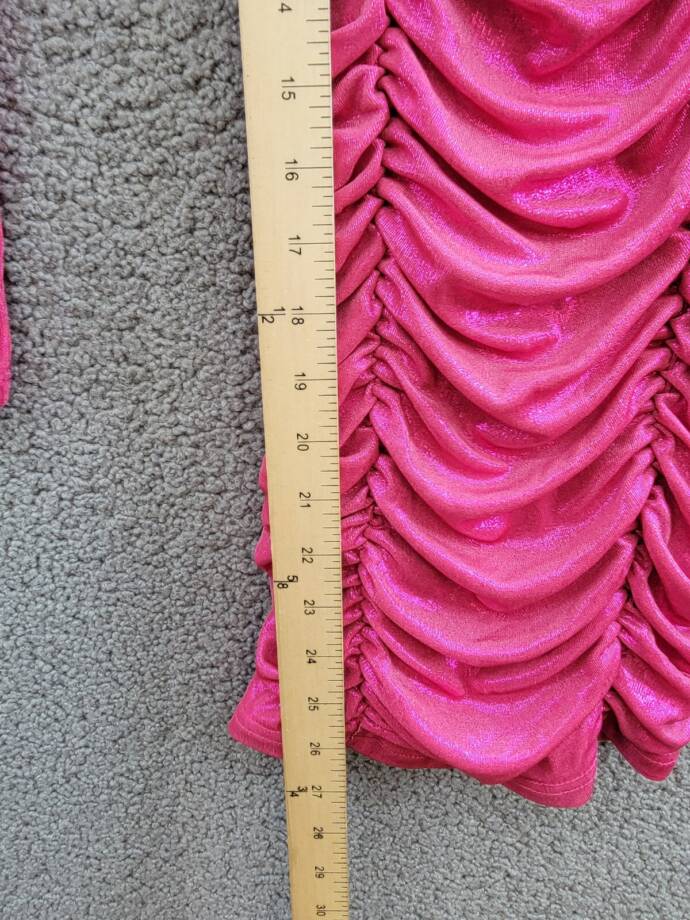 With Jules Ruched Sleeveless Dress & Shrug Set Big Girls S Bright Pink Back Zip