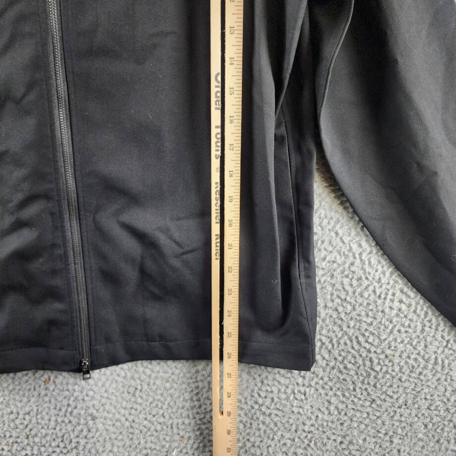 Michael Kors Full Zip Shirt Jacket Men's M Black Collared Pockets Long Sleeve