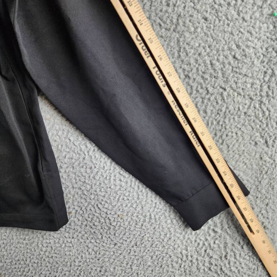 Michael Kors Full Zip Shirt Jacket Men's M Black Collared Pockets Long Sleeve