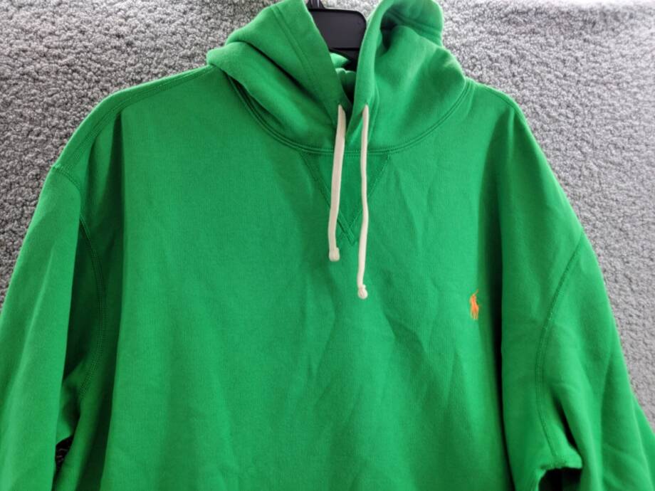 Polo Ralph Lauren Big & Tall RL Fleece Hoodie Men's XLT Green Kangaroo Pocket