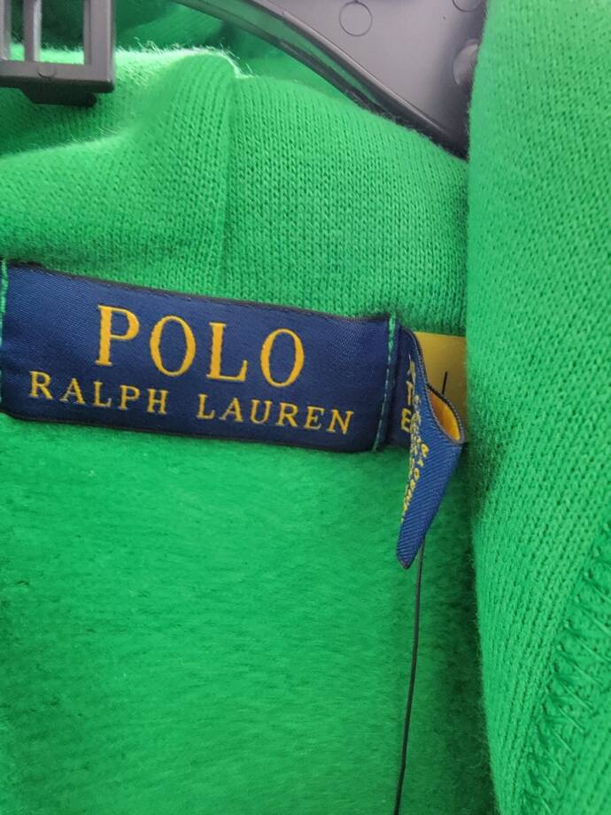 Polo Ralph Lauren Big & Tall RL Fleece Hoodie Men's XLT Green Kangaroo Pocket