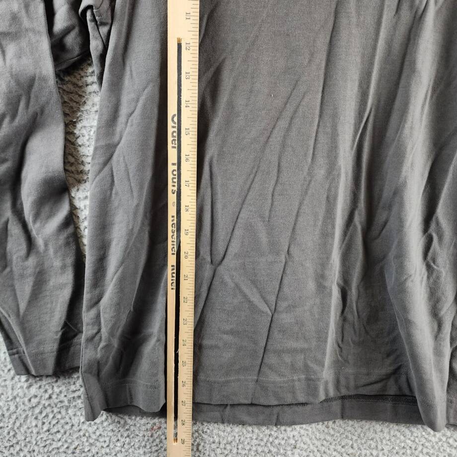 Vince Sueded Jersey Pullover Hoodie Men's M Anchor Gray Solid Long Sleeve