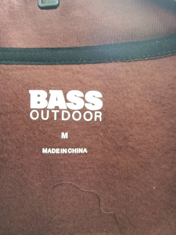 BASS OUTDOOR Regular-Fit Convertible Hood 1/4-Zip Sweatshirt Men's M Rum Raisin