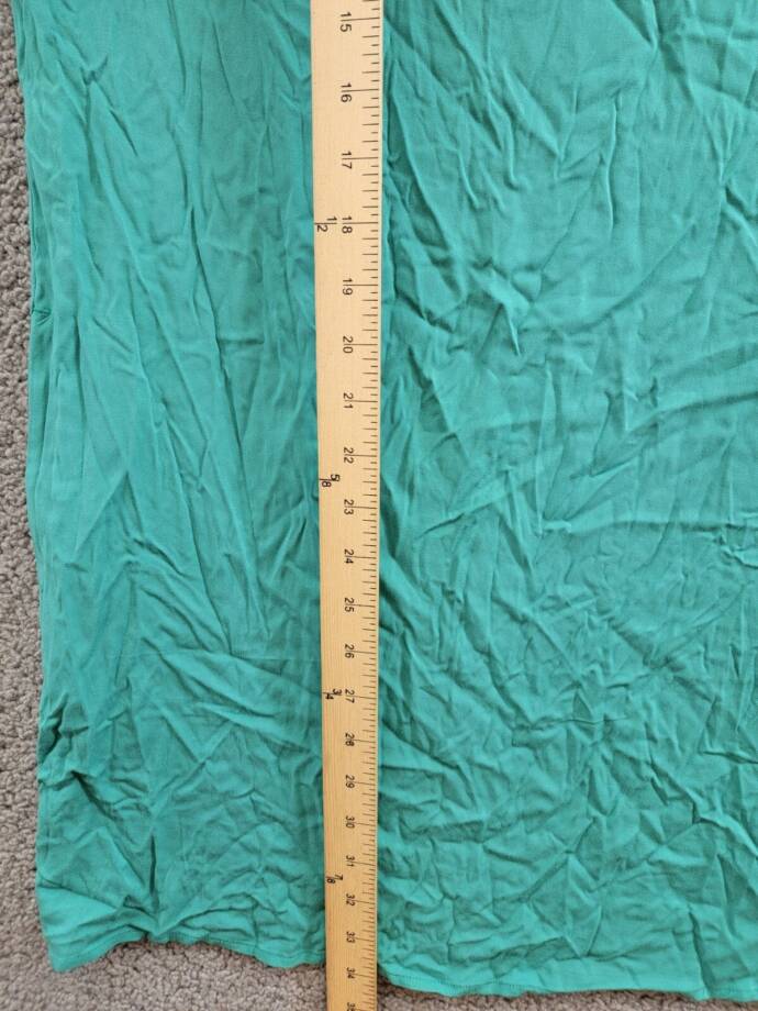 Liverpool Los Angeles Short Flutter Sleeve Dress Women XS Mermaid Teal Pullover