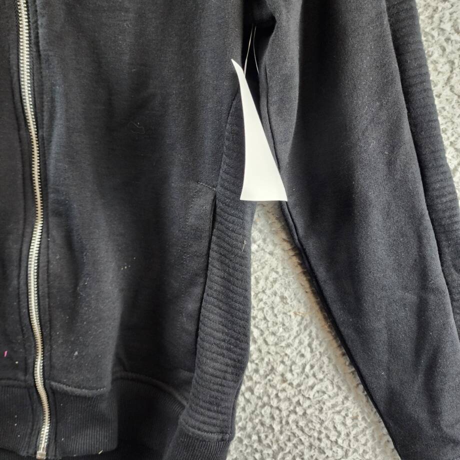 I.N.C. International Concepts INC Fortune Full Zip Hoodie Men's S Deep Black L/S