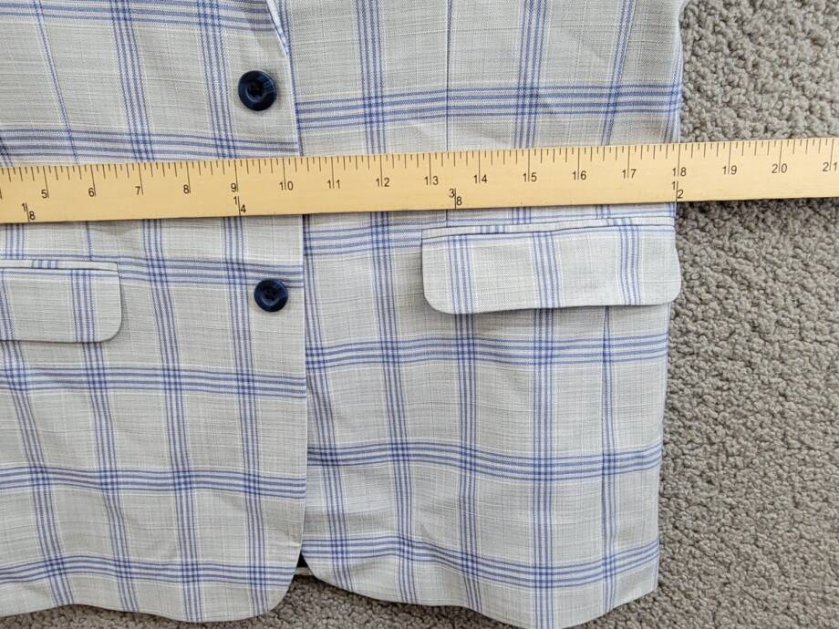 Tommy Hilfiger Modern-Fit Multi Windowpane Sport Coat Big Boys 18 Silver/Blue