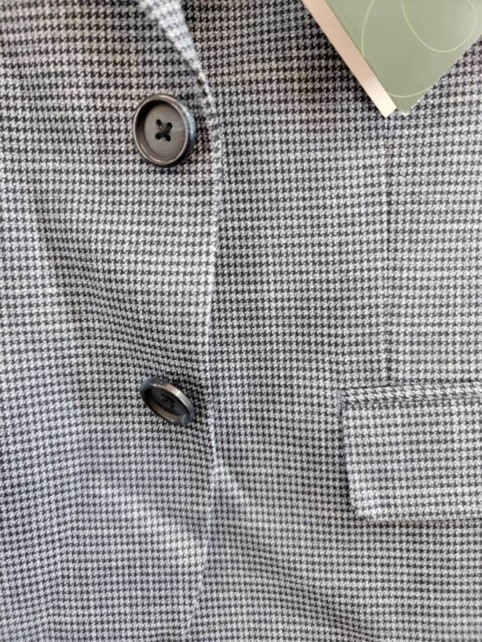 B by Brooks Brothers Classic Stretch Jacket Big Boys 8R Navy/Light Blue L/S