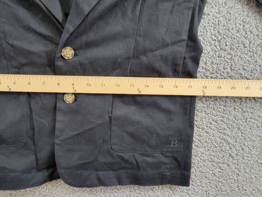 B by Brooks Brothers Long Sleeve Woven Twill Blazer Big Boys 14Y Black Solid