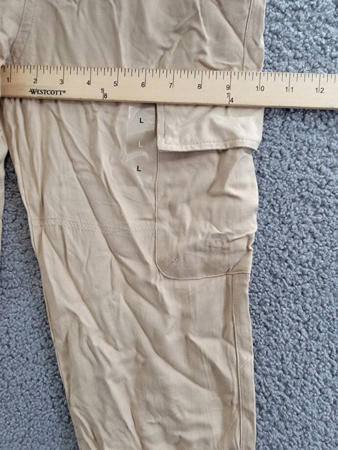 Epic Threads Cargo Jogger Pants Girls L Travertine Tile Elastic Waist Pull On