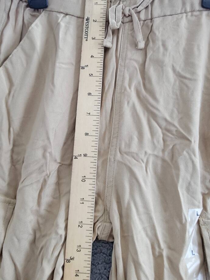 Epic Threads Cargo Jogger Pants Girls L Travertine Tile Elastic Waist Pull On