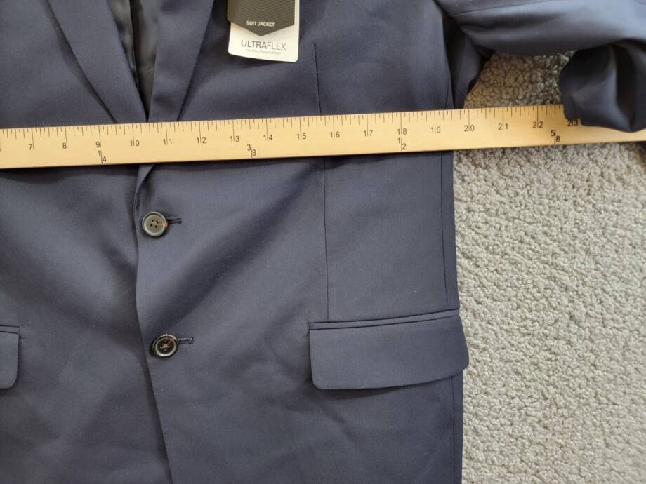 Lauren Ralph Lauren Husky Solid Classic Sport Coat Big Boys 20H Navy Notch Lapel