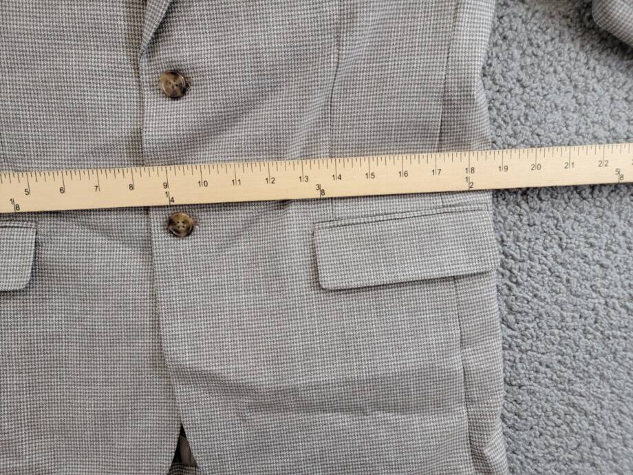 B by Brooks Brothers Classic Stretch Jacket Big Boys 20R Brown/Cream Notch Lapel