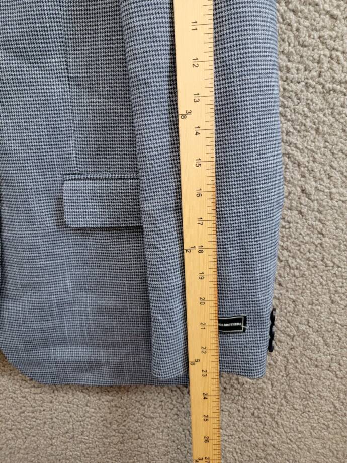 B By Brooks Brothers Classic Stretch Suit Jacket Big Boys 20R Navy/Light Blue