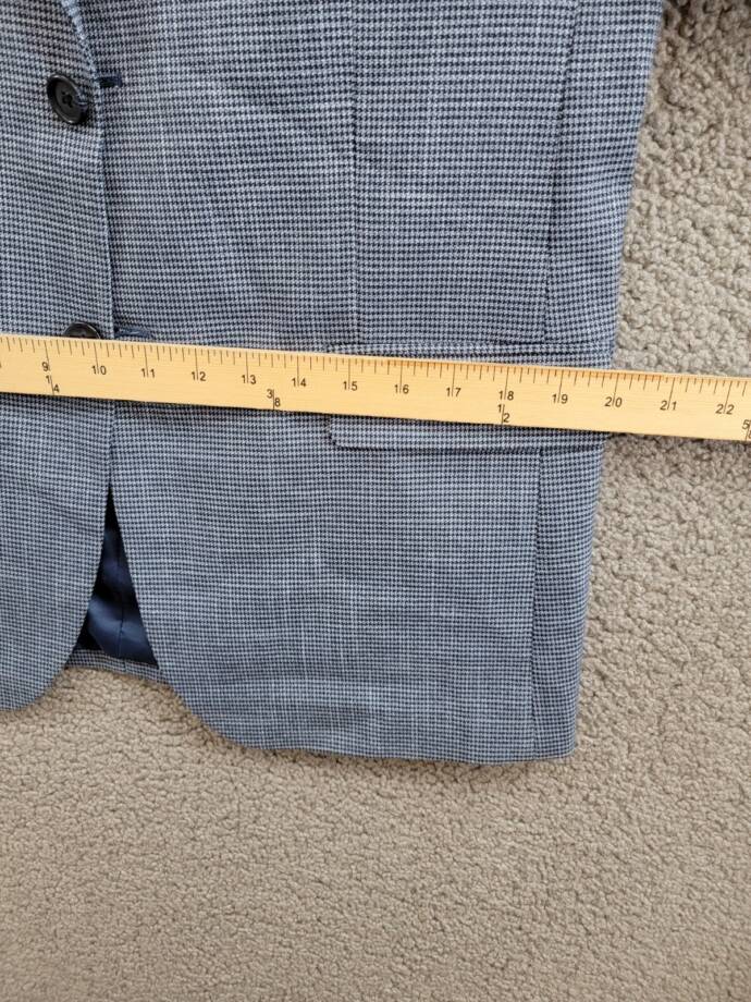 B By Brooks Brothers Classic Stretch Suit Jacket Big Boys 20R Navy/Light Blue
