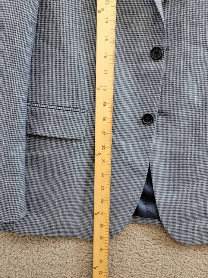 B By Brooks Brothers Classic Stretch Suit Jacket Big Boys 20R Navy/Light Blue