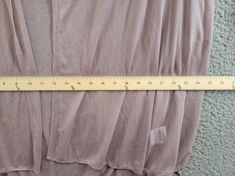 R & M Richards Plus Size Metallic-Threaded Jacket Women's 14W Mauve Open Front