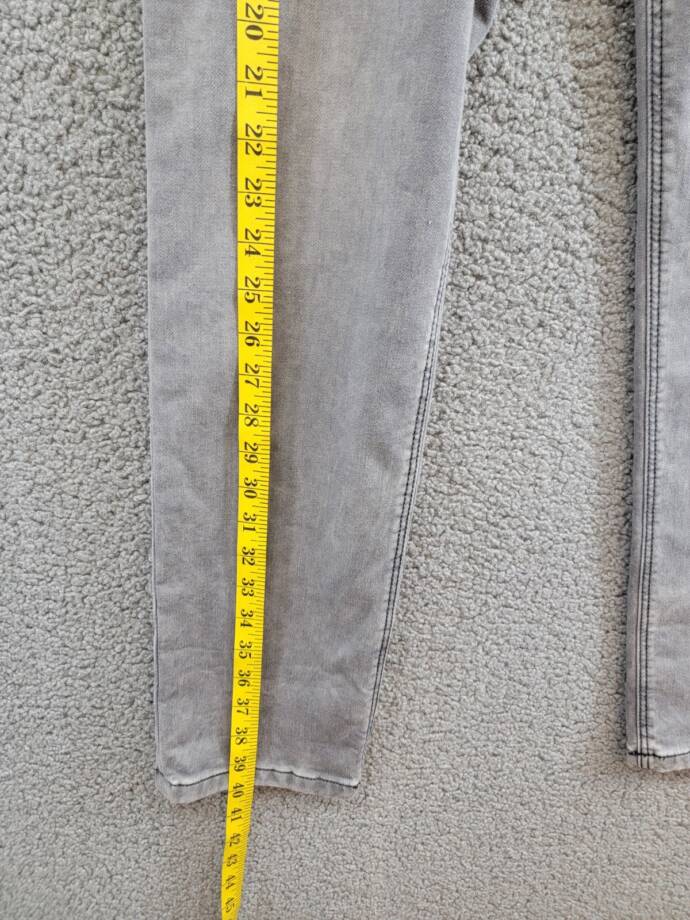 BOSS Regular Fit Jeans Big Boys' 14Y Denim Gray Faded Button Zipped Closure