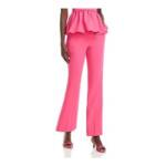 French Connection Whisper Flared Office Dress Pants Women's 0 Raspberry Sorbet