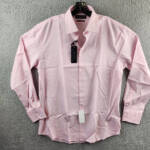 The Men's Store at Bloomingdale's Regular Fit Dress Shirt Men's 34/35 16.5 Pink