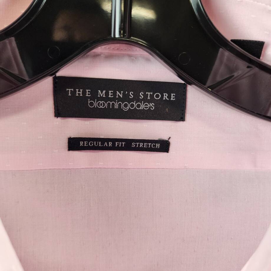 The Men's Store at Bloomingdale's Regular Fit Dress Shirt Men's 34/35 16.5 Pink