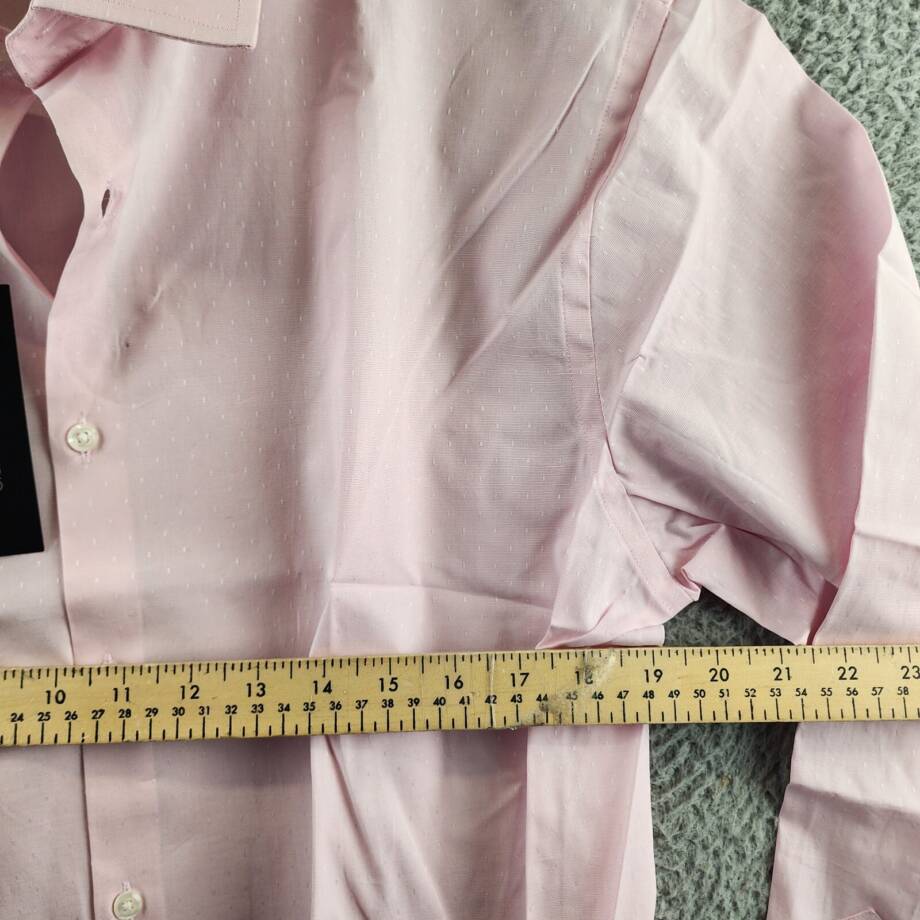 The Men's Store at Bloomingdale's Regular Fit Dress Shirt Men's 34/35 16.5 Pink